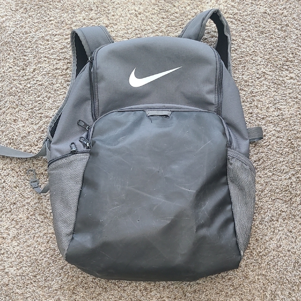 Nike Gray and Black Men's Backpack